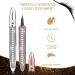 Waterproof Liquid Eyeliner Pen + Eyelash Glue Pen Set | Long-Lasting & Self-Adhesive | Black 2Pcs | Rose Gold Pearl & Silver Pearl | - Buy Online on GoSupps.com