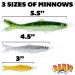 Banjo Minnow 102 Piece Kit - Lifelike Fishing Lure Set for Freshwater & Saltwater - Durable Material, Hooks & Anchors Included - Buy Online on GoSupps.com