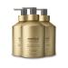 Method Gel Hand Soap Hyacinth + Ylang Ylang Reusable Gold Aluminum Bottle Biodegradable Formula 12 oz (Pack of 3) Hyacinth + Ylang Ylang 12 Fl Oz (Pack of 3)