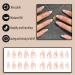 YOSOMK Nude Almond Rhinestone French Tip Press-On Nails - Buy Online on GoSupps.com
