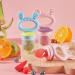 Haakaa Silicone Replacement Pouch for Baby Fruit Food Feeder - BPA Free, Large Size 2PCS - Buy Online on GoSupps.com
