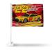 Rico Industries NASCAR Double Sided Car Flag - 16" x 19" - Strong Pole That Hooks onto Car/Truck/Automobile Joey Logano Joey Logano