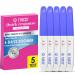5 pieces of blue sensitive pregnancy test Early detection 3 minutes of quick detection quick detection early pregnancy test pregnancy test with exact and reliable results