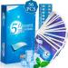 5D Castle Bleaching Teeth 56 Teeth Whitening Strips with unique liability 28 sets tooth bleaching stripes with anti -Sissible factor added brightening factor comfortable and free of toothic acid