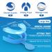 Professional Night Guard for Teeth Grinding - 2 Pack Upgraded Mouth Guards with Fitting Tray for Comfort Ideal Clenching Solution Blue - Buy Online on GoSupps.com