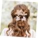 Mikinona 1 Set Leaves and Flowers Hair Comb Wedding Hairpin Hair Accessories for Women Flower Headpieces for Women Girl Headpieces for Wedding Bride Headpiece Flower Hair Combs - Buy Online on GoSupps.com