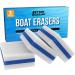 Premium Boat Scuff Erasers | Boating Accessories Gifts for Cleaning Boat Accessories or Gift for Pontoon Sail Boat Fishing Jon Boats Decks Vinyl Boat Cleaner Hull Supplies & Gadgets for Men & Women 3 Pack