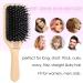 Boar Bristle Hair Brush & Comb Set - Natural Wooden Paddle Hairbrush for Women Men Kids - Wet/Dry Hair Styling & Detangling - Massaging Bristle Brush (Upgraded Version) - Buy Online on GoSupps.com
