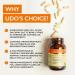Udo's Choice Super 8 Immune Probiotics - 42 Billion Cell Count - 90 Capsules - Supports Bowel & Digestive Health - Vitamin C - 8 Microbiotic Strains - Buy Online on GoSupps.com
