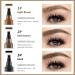 2Pcs NEW Giphogantic 3D Waterproof Microblading Eyebrow Pen - 4 Tip Eyebrow Pencil Precision Waterproof Brow Pen 3d Waterproof Microblading Eyebrow Pen Lacison Eyebrow (Black) - Buy Online on GoSupps.com