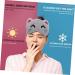 Buy 2pcs Cartoon Sleep Masks for Kids | Breathable Satin Blindfolds | Eye Block Out Light | Koala Plush Design - Perfect for Sleep | Assorted Colors - Buy Online on GoSupps.com