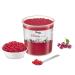 Inspire food bubble tea pearl cherry for bubble tea |Popping boba pearls tapioka fruit beads and boba pearls - 100% vegan and gluten -free without artificial dye 3.2kg cherry 3.2 kg (1 Pack)