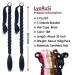 LyoRuSi 30 Inch 2 Pack DIY Braided Ponytail Extension with Hair Tie - Straight Wrap Around Hair Extensions Ponytail (1B) - 2PCS Braided - Buy Online on GoSupps.com