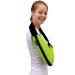 Adult Arm Sling - M Lime/Black Trim | Secure Fit, Cooling Fabric | Fits Right or Left Arm - Buy Online on GoSupps.com