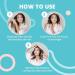 AW COMMERCE Heatless Curling Rod Headband Set - Complete Kit with Hair Curler, Clip, Scrunchies & Comb - Pink - Buy Online on GoSupps.com