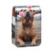 Travel Lipstick Organizer Case Lipstick Case Portable Makeup Bag With Mirror Autumn Brown Dog Ball H024y2bamn