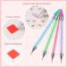 Tatuo 4 Pcs Rhinestone Picker Dotting Pen Set - Dual Ended Nail Art Tool for DIY Manicure - Crystals Wax Pencil for Gems (Blue Green Pink Purple) - Perfect for International Shipping - Buy Online on GoSupps.com