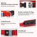 Luminous LED Dog Collar - Waterproof 7 Color Adjustable Light for Night Safety | Small to Large Dogs | 2022 Model (Red 48-60cm) - Buy Online on GoSupps.com