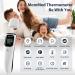 MomMed Contactless Fever Thermometer for Adults & Kids - Ear & Forehead & Age Setting - Infrared with Fever Alarm & Storage - Buy Online on GoSupps.com