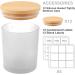 GOTIDEAL 12 Pack 6 oz Frosted White Candle Jars with Bamboo Lids - Bulk Empty Containers for Candle Making Supplies - Buy Online on GoSupps.com