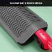 ZAXOP Heat Resistant Silicone Mat Pouch (Grey) - For Flat Irons, Curling Irons & Hot Hair Tools - Buy Online on GoSupps.com