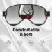 SSIMOO Wine Glass Sleep Mask - Adjustable Breathable Eye Mask for Comfortable Sleep | Fashionable Black Design - Buy Online on GoSupps.com