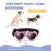 UV Protective Heart Shape Dog Sunglasses - Windproof Waterproof & Adjustable Glasses for Small Dogs (Pink) - Buy Online on GoSupps.com