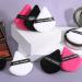 MAANGE 6 Pcs Triangle Makeup Puff Set for Loose Powder - Soft Face Body Foundation Puffs - Triangular Design for Contouring - 3 Black + 3 White - Buy Online on GoSupps.com