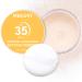 Sunscreen Setting Powder SPF 35 Mineral Brush Powder Oil Control Natural Matte Finish Loose Powder Translucent Lasting Lightweight Breathable for All Skin (#01 Translucent) #01 Translucent 1 Ounce (Pack of 1)