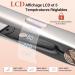 BESTOPE PRO 2 in 1 Hair Straightener Curling and Straightening Iron Antistatic Ceramic Tourmaline LCD Screen Hair Straight - Buy Online on GoSupps.com