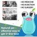 Microcurrent Face & Neck Massager for Wrinkle Reduction and Skin Tightening - Intelligent Facial Device for Contoured Beauty - Blue - Buy Online on GoSupps.com