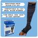 Shop Women's Open Toe Compression Socks 20-30 mmHG Knee High - Toeless Compression Stockings for Men & Women - Black & White Large - Buy Online on GoSupps.com