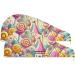 Sweet & Sweet Candy Lollipop Land Hair Towel 2 Pack - Super Absorbent Hair Drying Turbans with Button Twist Wrap for Women & Girls | Fast International Shipping - Buy Online on GoSupps.com