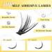 Lankiz Self-Adhesive Eyelashes - 160pcs No Glue Required DIY 30-Day Reusable Individual Eyelash Clusters - Buy Online on GoSupps.com