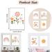 Taicols Set of 4 Boho Posters for Children's Rooms | Din A4 Wall Art Decoration for Girls' Baby Rooms - Buy Online on GoSupps.com
