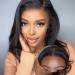 Gluess Wig Human Pre Cut Lace Human Hair Wear and Go Wigs Pre Plucked Natural Hairline Gluess Body Wave Wig Upgraded 4x4 Hd Lace Beginner Friendly 180% Density 14inch.Body Wave-1b# 14inch-35cm
