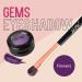 Skone Cosmetics Gems Eyeshadow- Highly Pigmented Longwear Eye Makeup in Purple with Pro Shimmery Finish - Ultra-Blendable Single Eyeshadow, Slightly Shimmer Shades - Flowers - Buy Online on GoSupps.com
