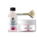 Planet Eden 88% Lactic Acid Skin Chemical Peel Kit with Antioxidant Recovery Cream and Fan Brush - Alpha Hydroxy Acid that Diminishes Sun Damage