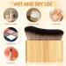 Ouligay Self Tan Brush - Portable Kabuki Brush for Self Tanner Sunscreen & Body Makeup - Ideal Blending Tool for Face Hands & Feet - Buy Online on GoSupps.com