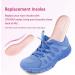 LTOHOE Memory Foam Insoles for Women - Shock Absorbing Cushion Shoe Inserts for Foot Pain Relief - Comfortable Replacement Insoles for Running, Hiking, Sneakers - 8mm Pink US 8 - Buy Online on GoSupps.com