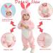 Doladola Baby Boys Girls Rabbit Hooded Onesie | Infant Pajamas Romper 3.5-4.5 Years - Buy Online on GoSupps.com