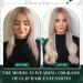 Buy Runature Clip In Extensions - Real Hair Highlights 30cm Remy Short Hair 3 Pieces 50g - Invisible Color #19AP60 - Buy Online on GoSupps.com