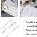 N9R 200pcs Plastic Silverware Set - 100 Forks, 50 Spoons, 50 Knives - Disposable Cutlery for Parties/Everyday Use - Buy Online on GoSupps.com