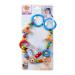 Eichhorn - baby car chain with rabbit motif 50cm long made of 100 percent FSC certified beech wood suitable for children from the first months of life