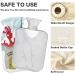 Mushroom House Hot Water Bottle - 2L Fleece Cover for Warmth & Comfort | Ideal for Hot & Cold Compresses - International Shipping Available - Buy Online on GoSupps.com
