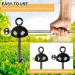 Lifeswell 15-Inch Dog Tie Out Stake & 30ft Heavy Duty Stainless Steel Chain for Dogs up to 125lbs | Perfect for Courtyard & Camping - Buy Online on GoSupps.com