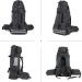 Galat e Adjustable Backpack for Small & Medium Dogs - Easy to Transport Perfect for Outdoor Walks Hiking & Travel (M Black) - Shop Now! - Buy Online on GoSupps.com