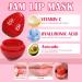 6 PCS Bee Lip Balm Lip Mask Furit Pot Strawberry & Apple & Lemon & Peach Moisturizing Honey Balm Lip Sleeping Mask Lip Mask Overnight for Reduce Fine Lines Repair Dry Cracked Lips - Buy Online on GoSupps.com