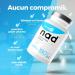 NAD+ Nicotinamide Riboside Chloride 300mg - 6 Months of Cure - NAD Booster - Anti-Aging & Against Fatigue - Made in France - 180 Vegetable Capsules - Vegan - Hexagon - Buy Online on GoSupps.com