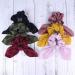 Aileam 6PCS Satin Silk Hair Scrunchies with Bunny Ear Bow - Classic Color Set - Buy Online on GoSupps.com